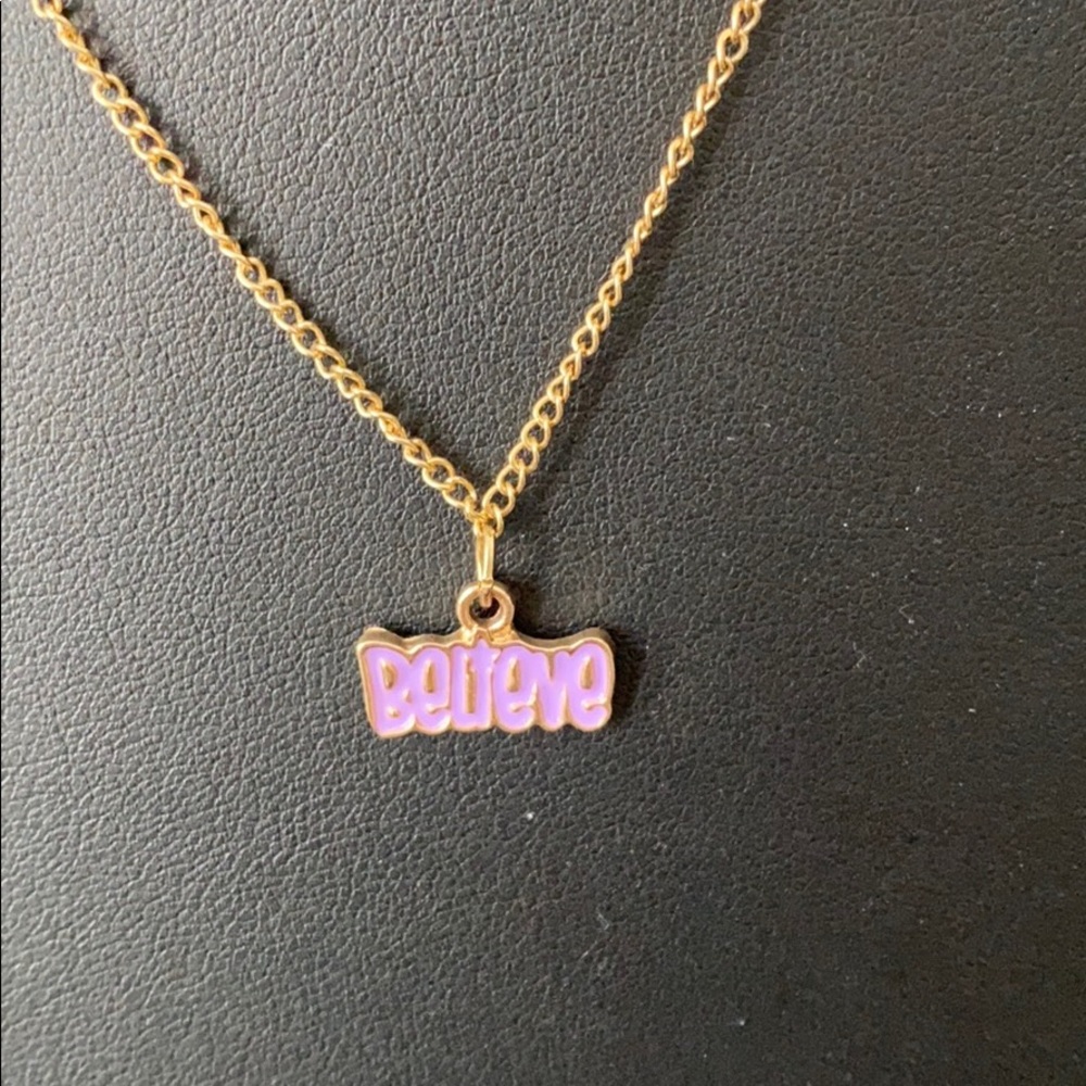 (B) Believe Necklace
